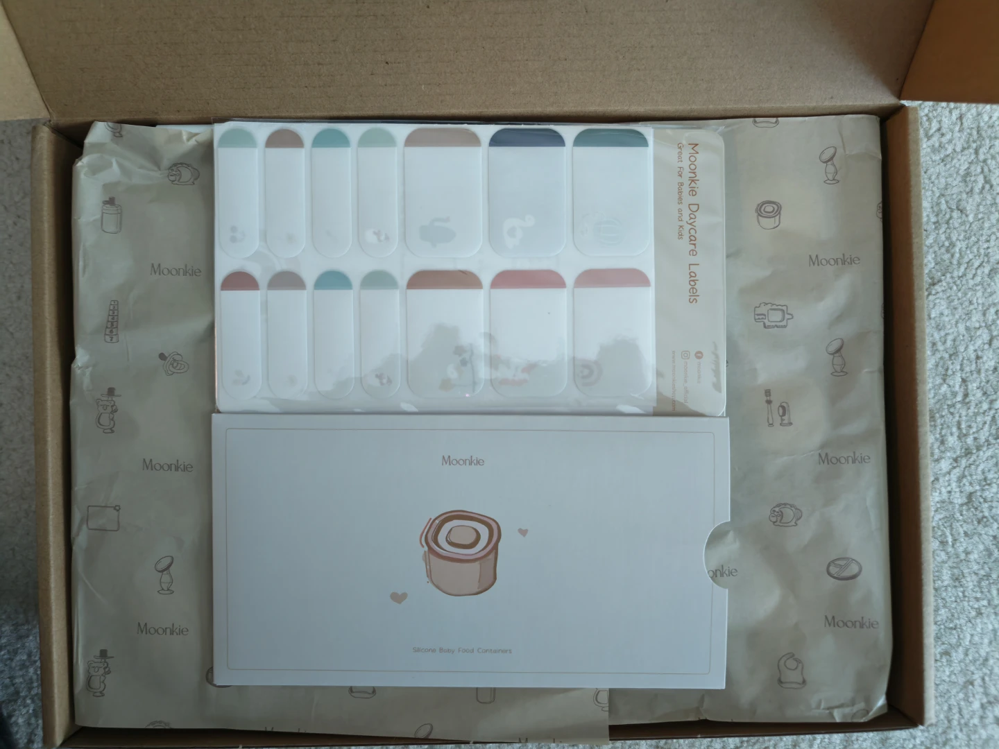（Brand New) Moonkie Silicone Baby Food Containers,12 Pack - photo 2