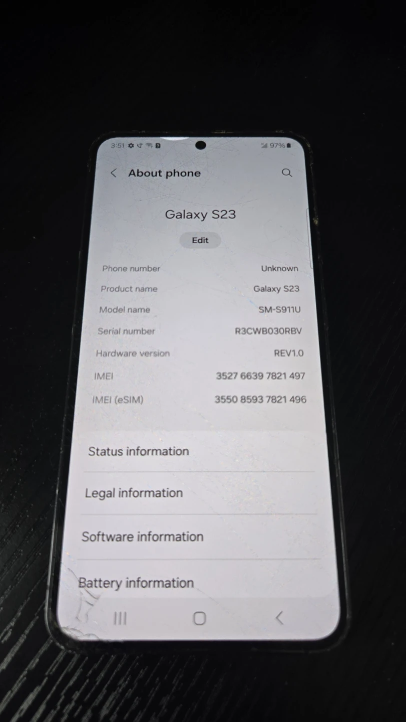 Samsung Galaxy S23 128GB Black - photo 2