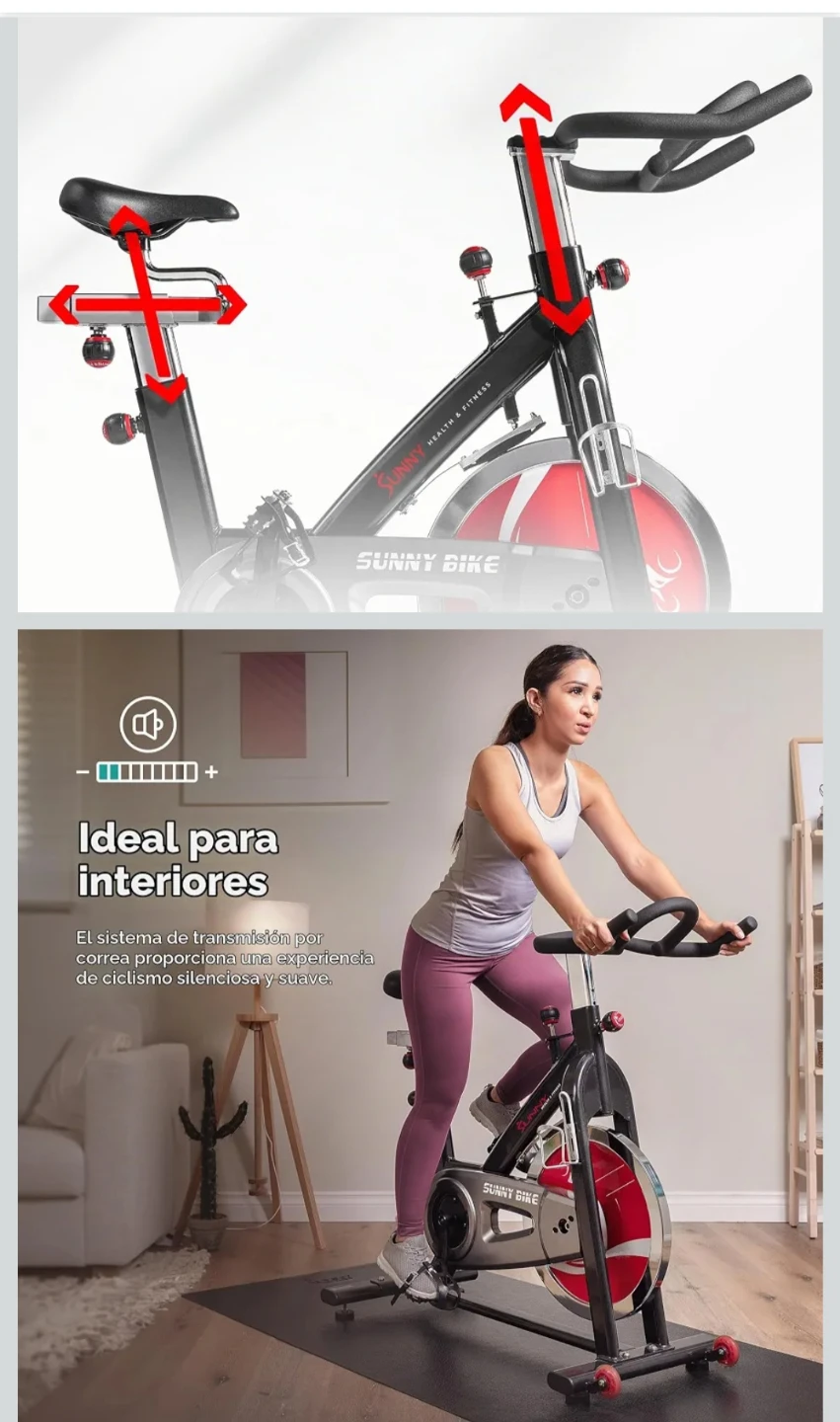 Sunny Health & Fitness Indoor Cycling Bike - photo 4