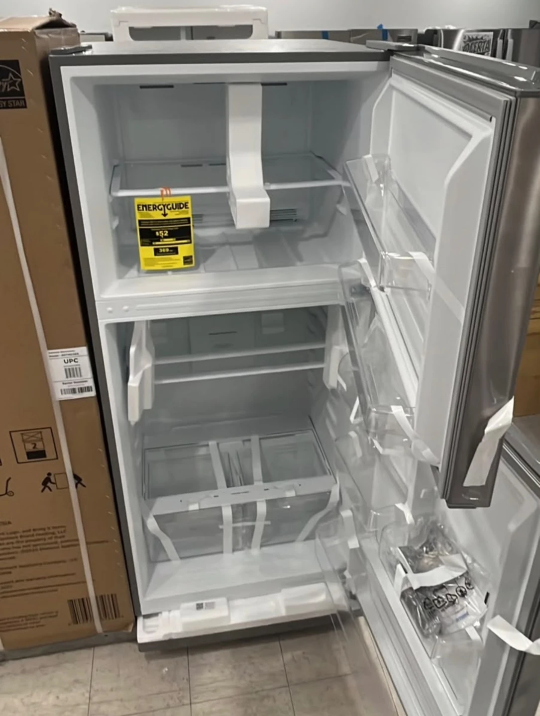 New Vissani top-Freezer Refrigerator Stainless Steel - photo 2