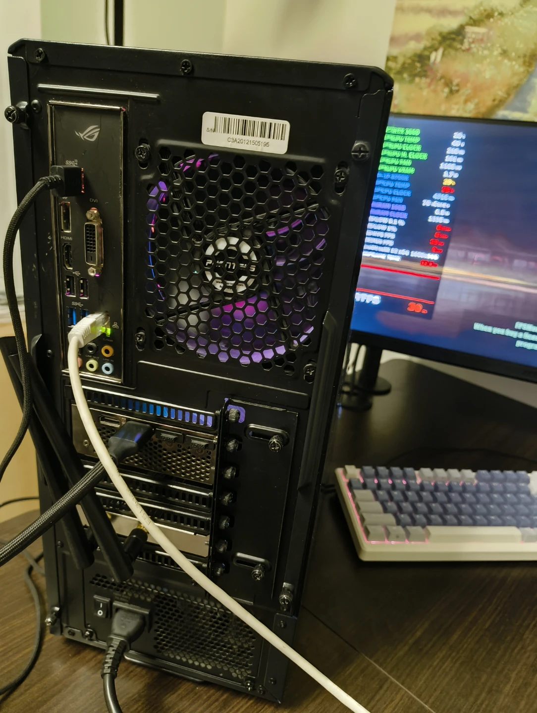 Gaming pc rtx3060 12gb i7-8700k 16gb 750gb RGb AIO - photo 3