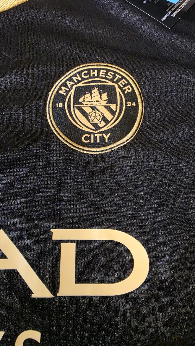 Haaland #9 Manchester City black away kit - photo 3