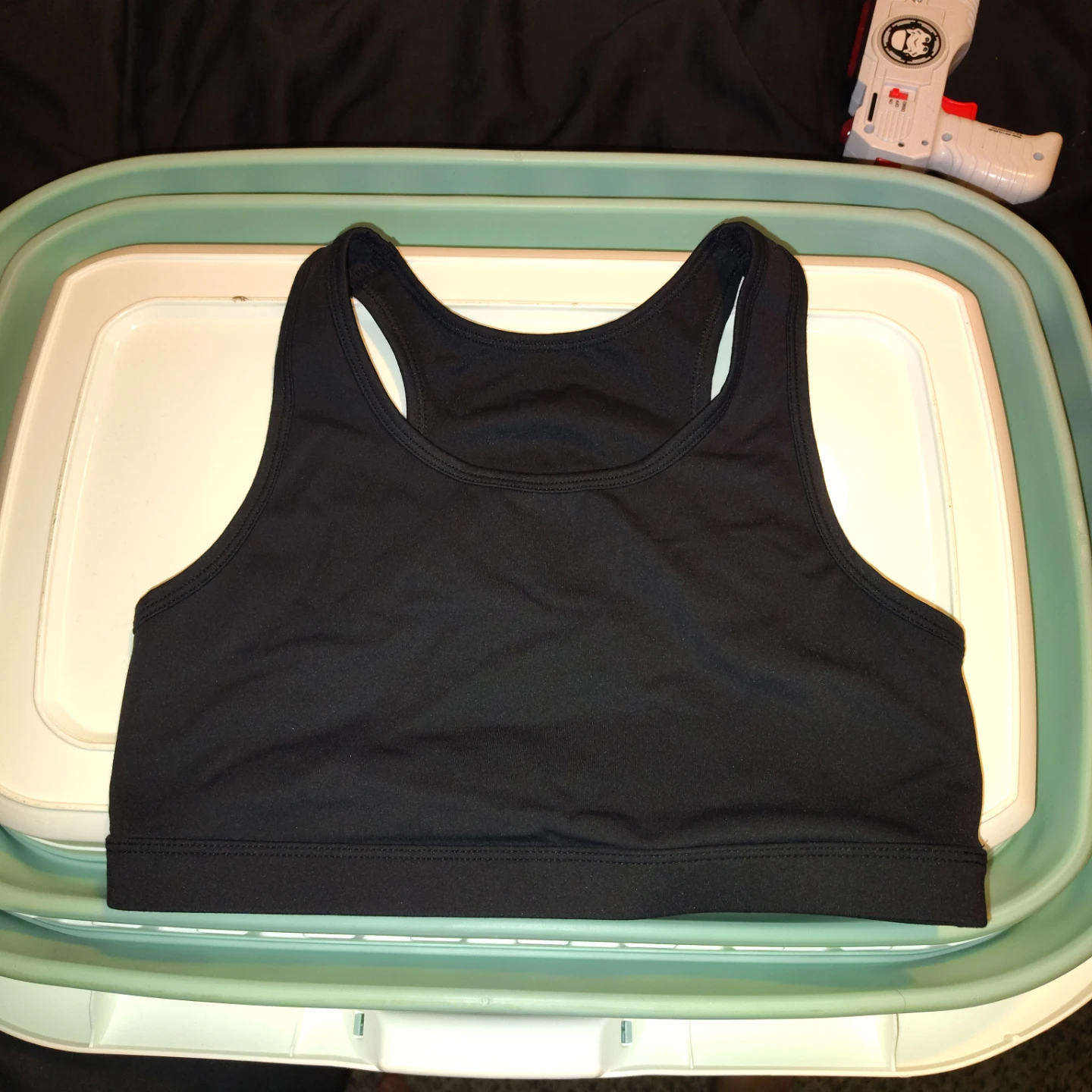2 pcWhite and black sports Bra - photo 3