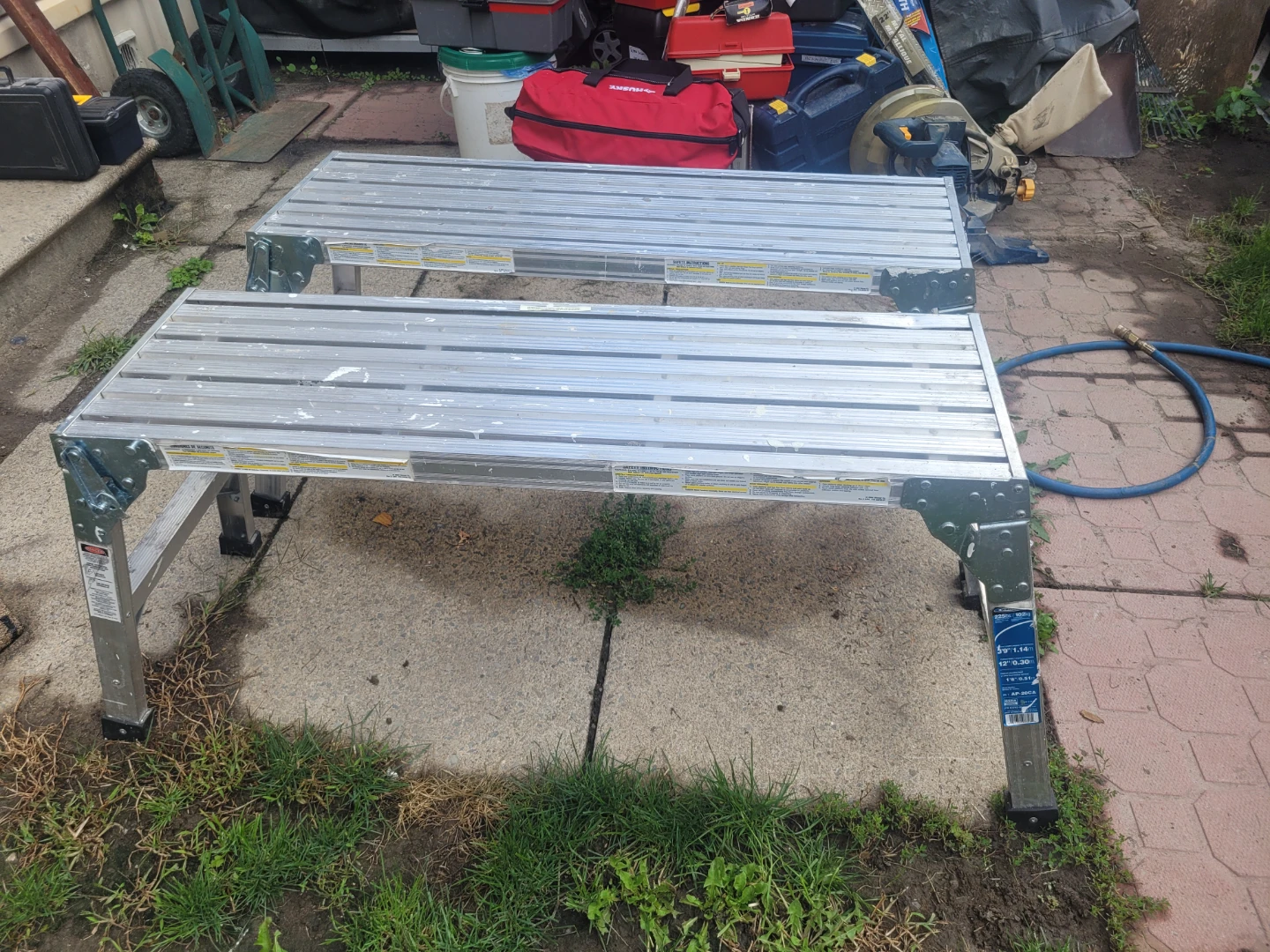 Two Werner Work Platforms Model AP-20CA - photo 2