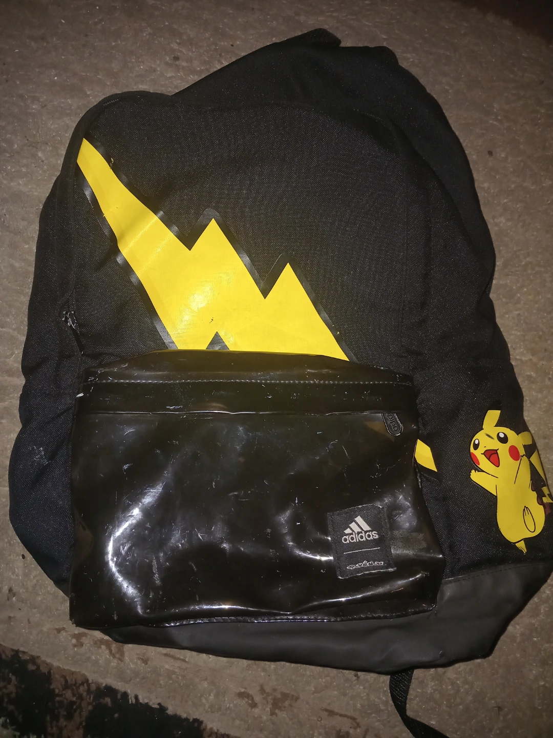 Adidas Pokémon Pikachu Lightning Bolt Backpack