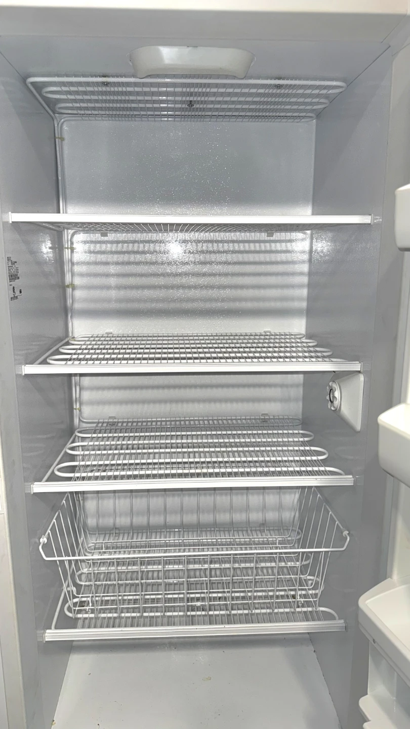 Large White GE Upright Freezer (Manual Defrost) - photo 4
