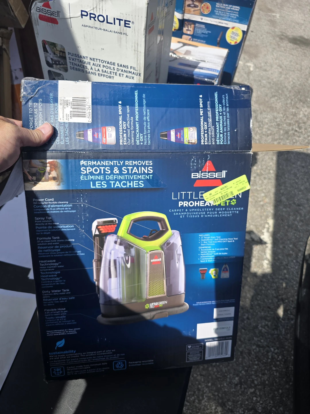Bissell Little Green ProHeat Pet Carpet & Upholstery Cleaner - photo 2