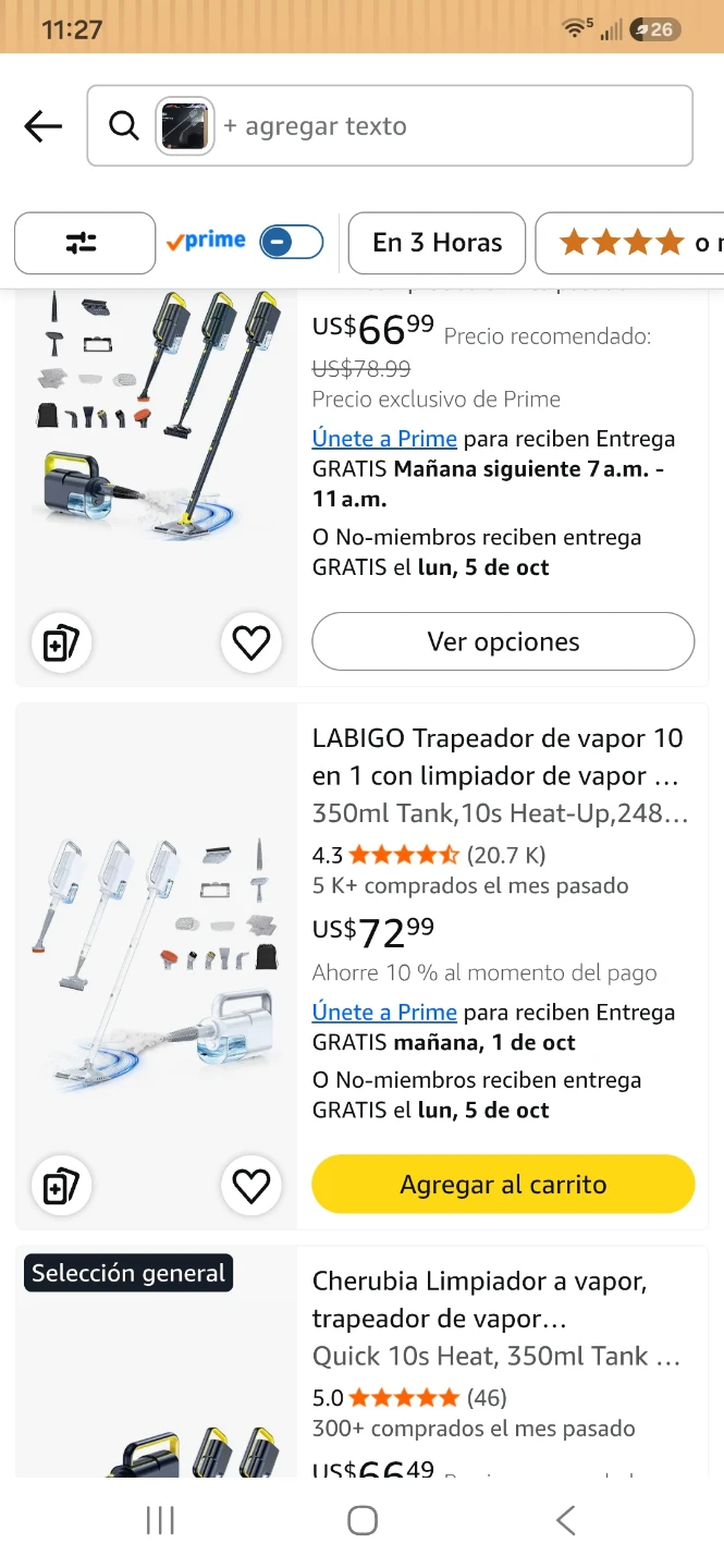 Labigo 10-in-1 Steam Mop and Handheld Steamer
