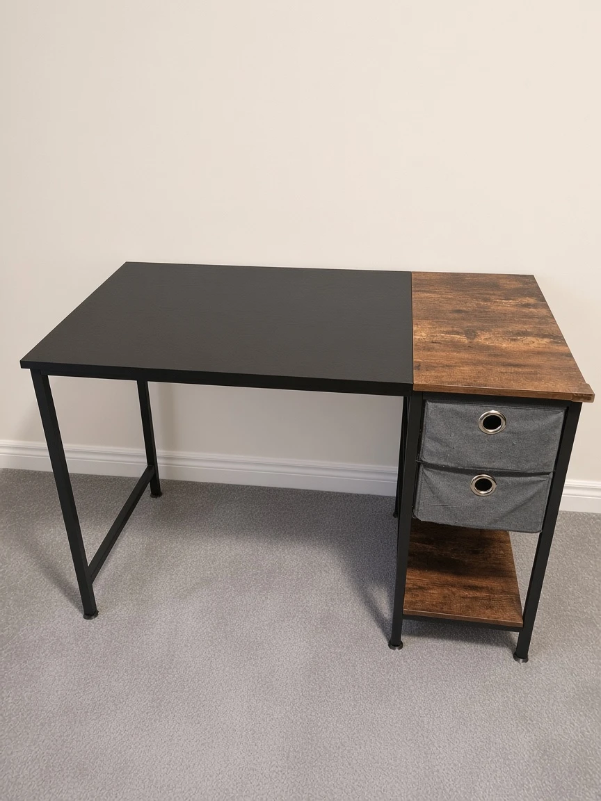 Industrial Style Home Office Desk