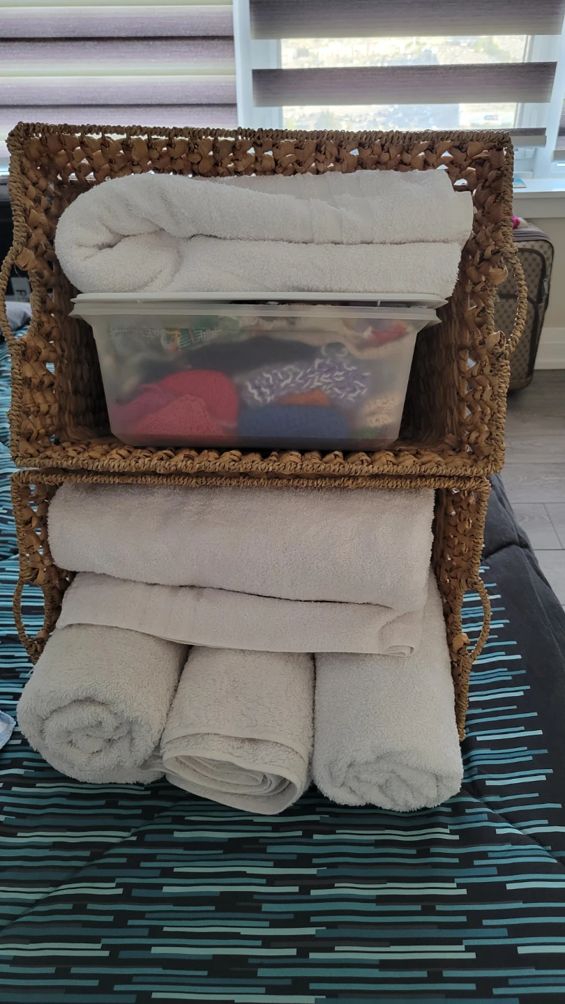 2 beautiful Wicker Baskets