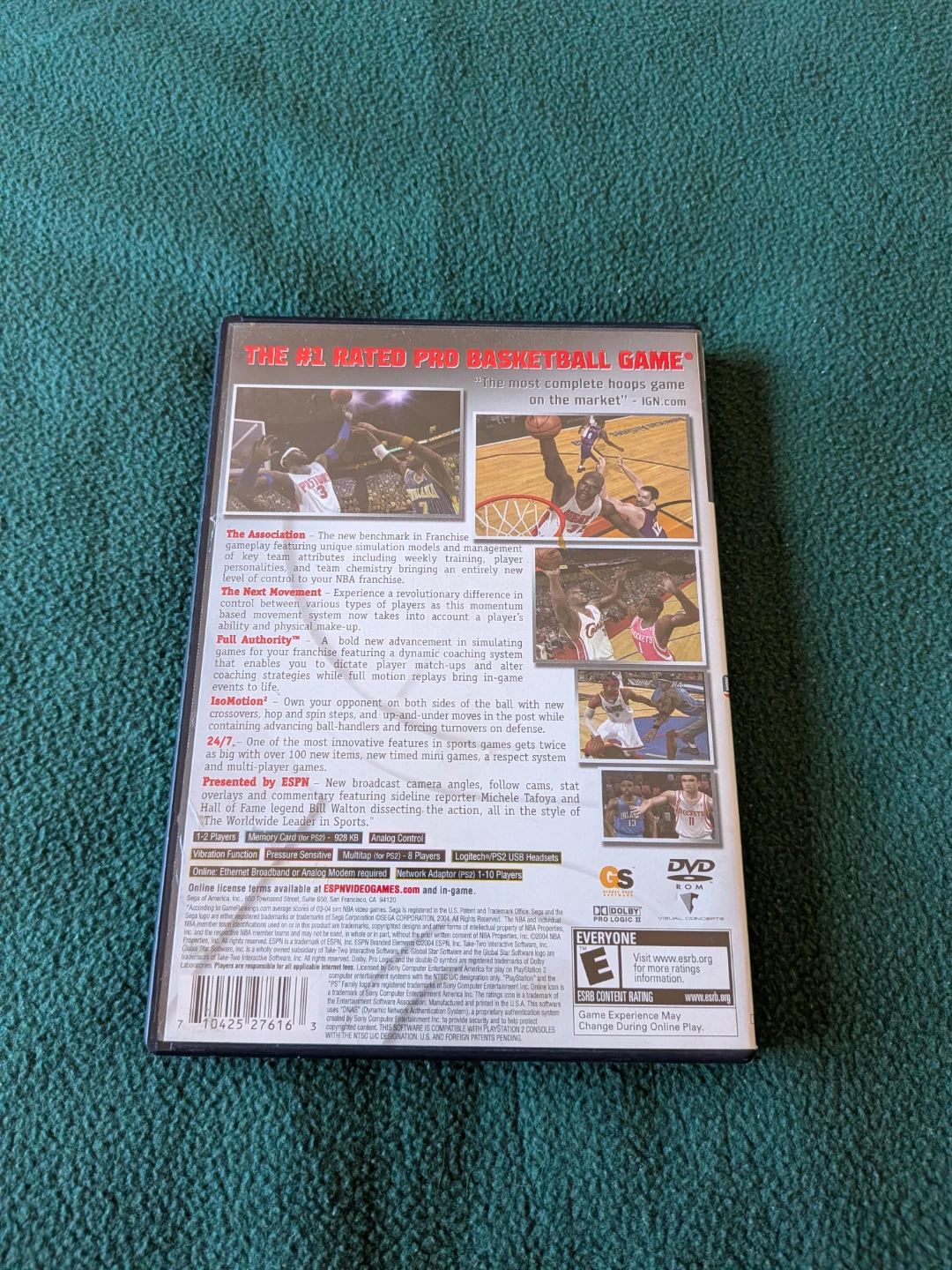 ESPN NBA 2K5 – PS2 PlayStation 2 - photo 2