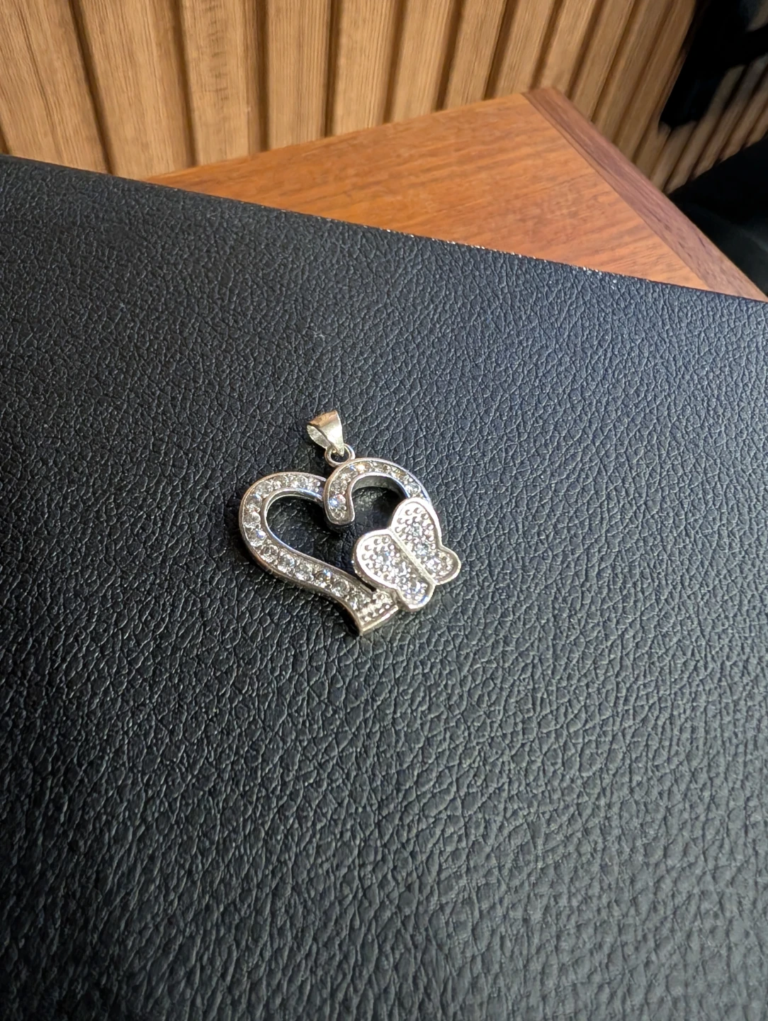 Heart and Butterfly Pendant
