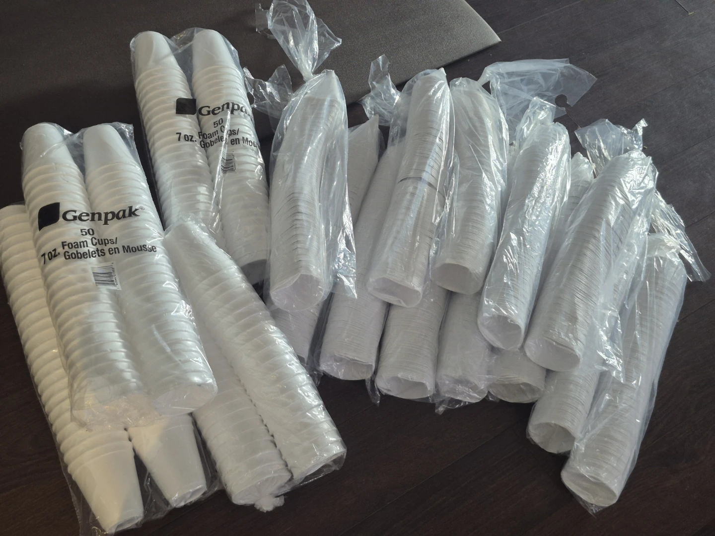 Lots of Foam and Paper Glass/Cups