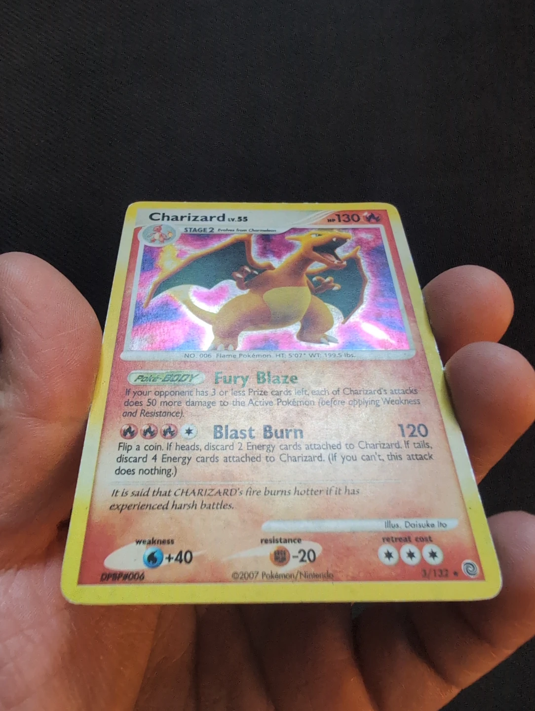Charizard Secret Wonders Holo Rare 3/132 - Pokemon - photo 3
