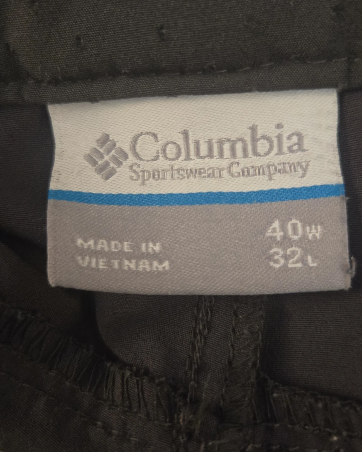 40x32 Men's Columbia Pants.  Outdoor Elements Black Stretch. - photo 4