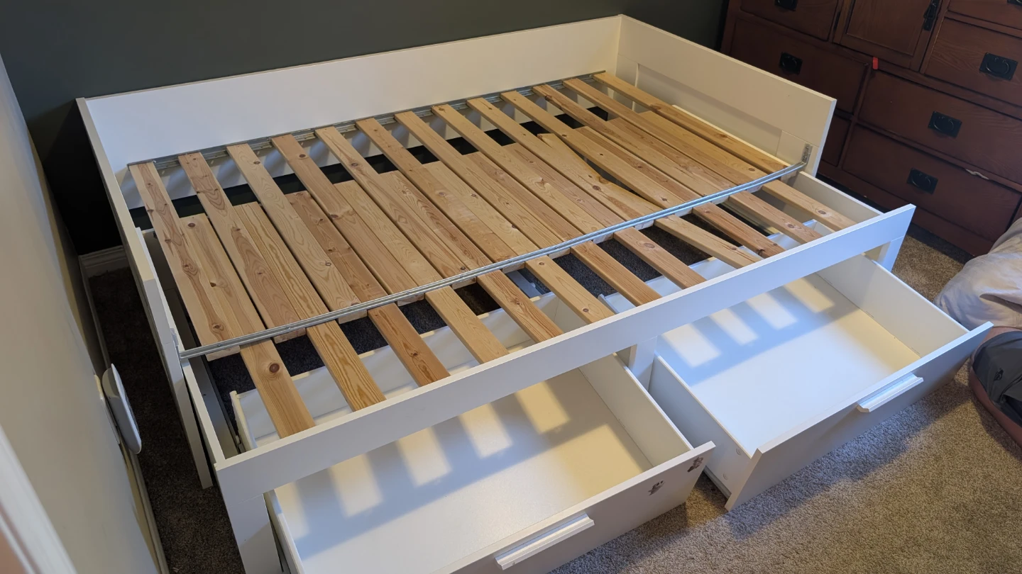 IKEA Brimnes Bed Frame with Storage