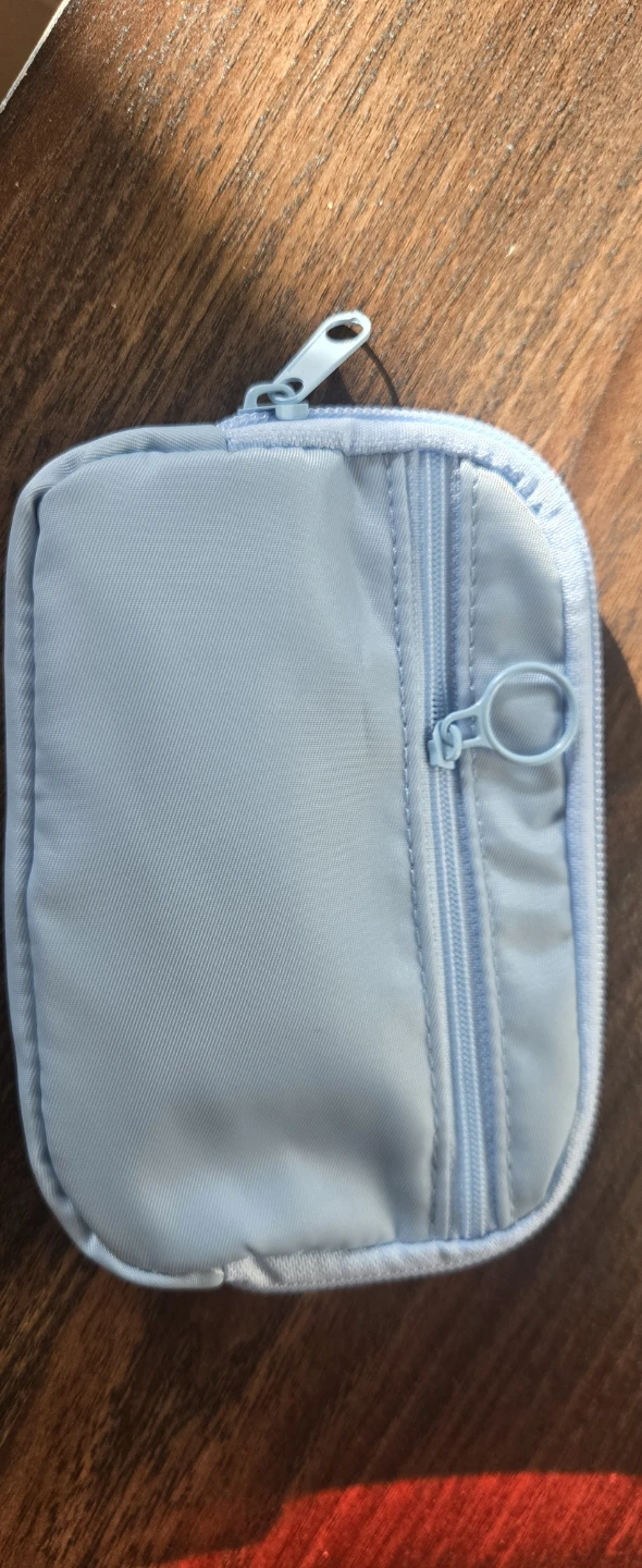Light Blue Zippered Organizer Pouch - photo 4