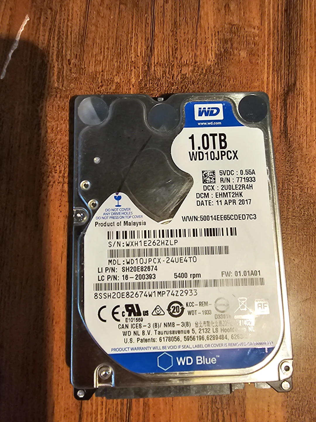 Western Digital 1TB Blue Hard Drive WD10JPCX - photo 2