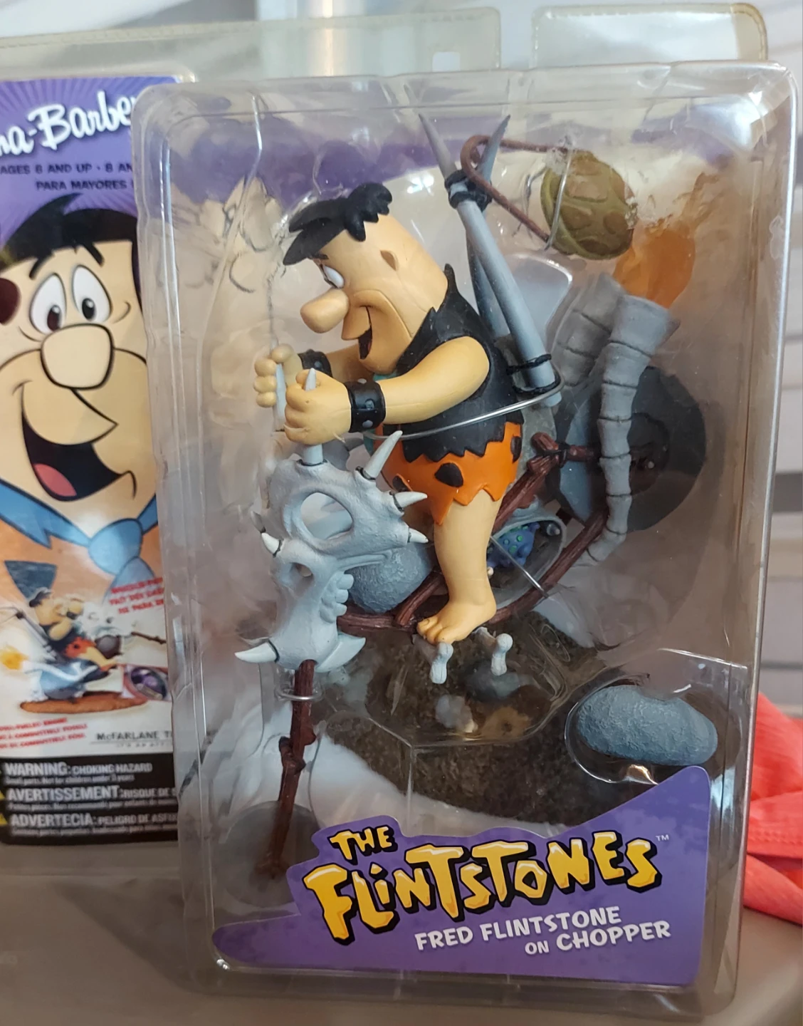 McFarlane Toys The Flintstones Fred on Chopper Figure