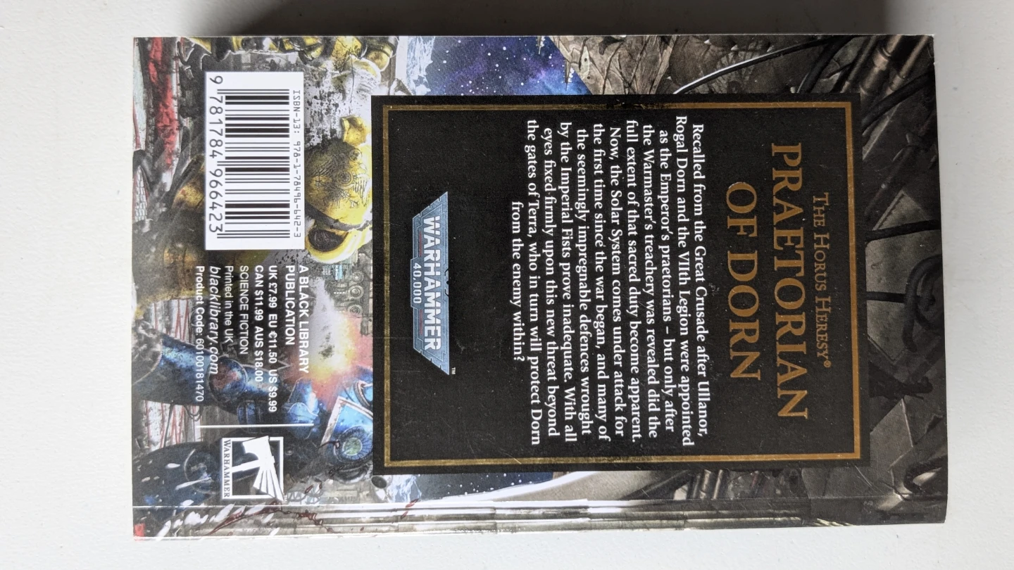 Praetorian of Dorn - The Horus Heresy by John French, Book 39 - photo 3