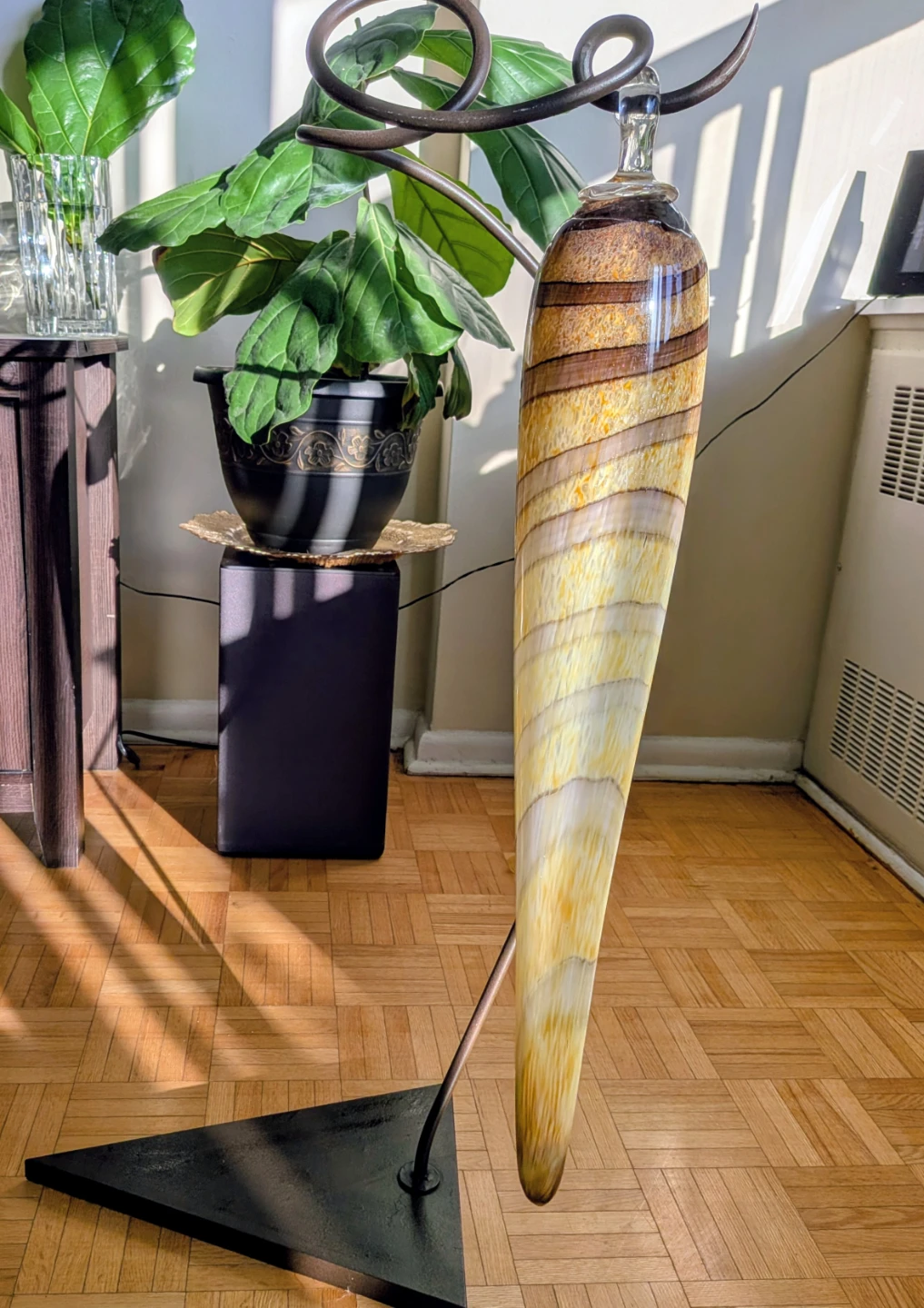 Blown Glass Sculptural Art Piece - photo 3
