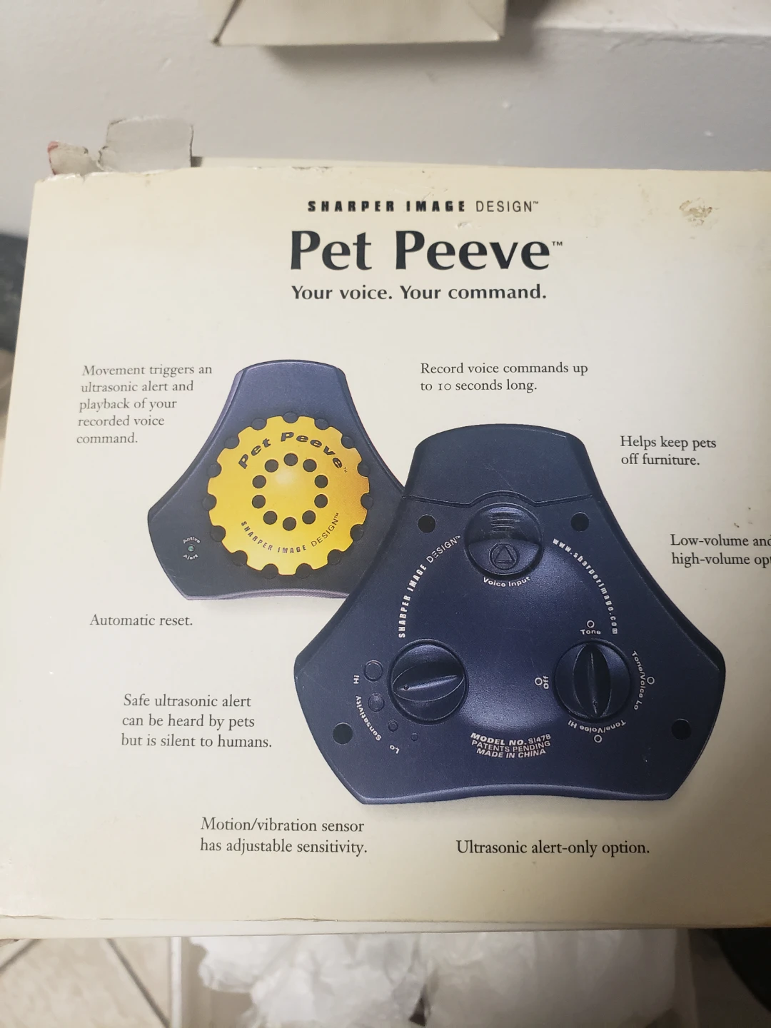 Sharper Image Design Pet Peeve. Un tested - photo 2