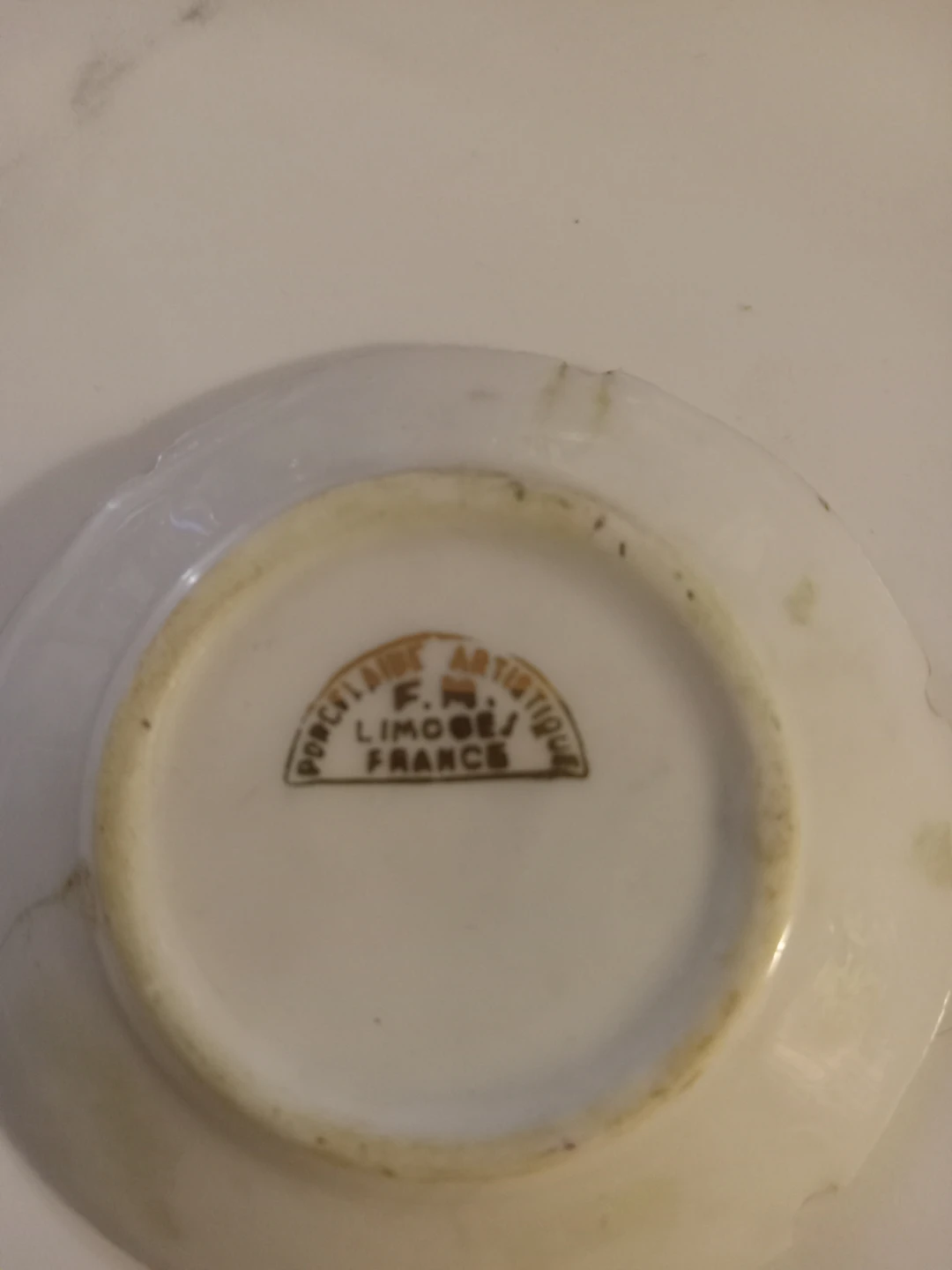 F.M. Limoges Porcelain Decorative Dish - photo 2