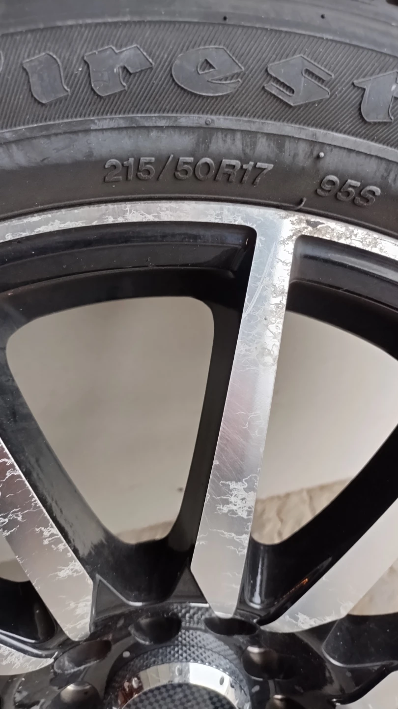 Set of 4 Firestone Winterforce Tires with Rims - photo 3