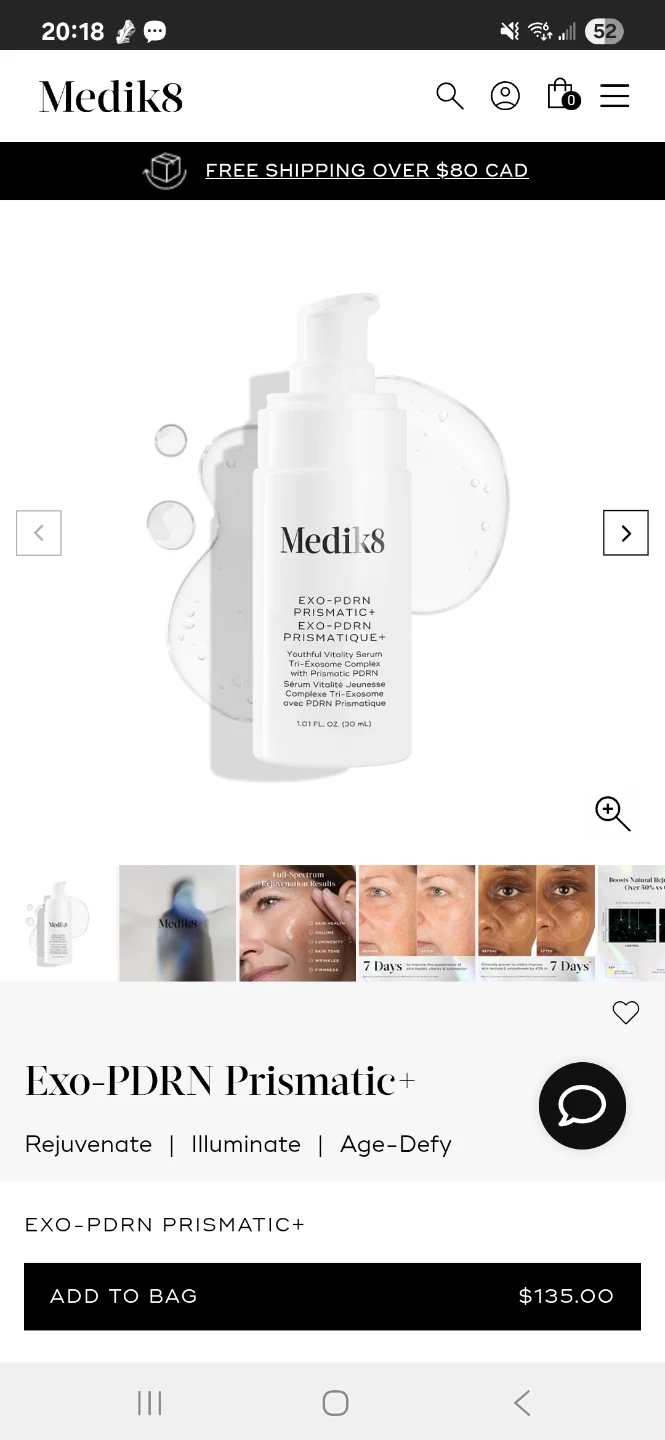 Medik8 Crystal Retinal 5, Exo-PDRN Prismatic+ Serum Samples - photo 3