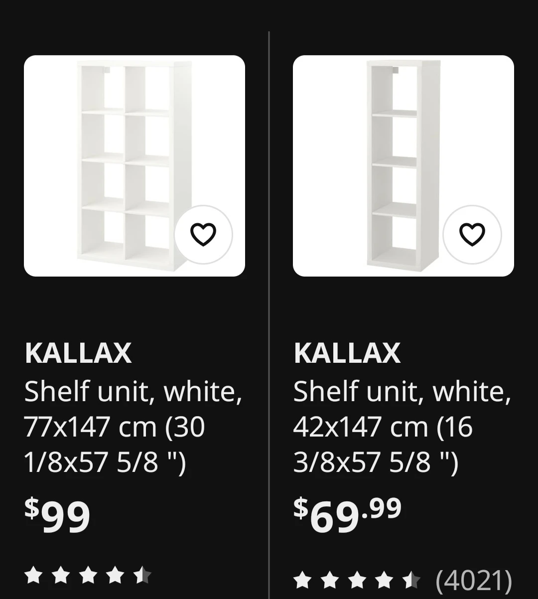 Ikea Kallax customized shelving units - photo 2