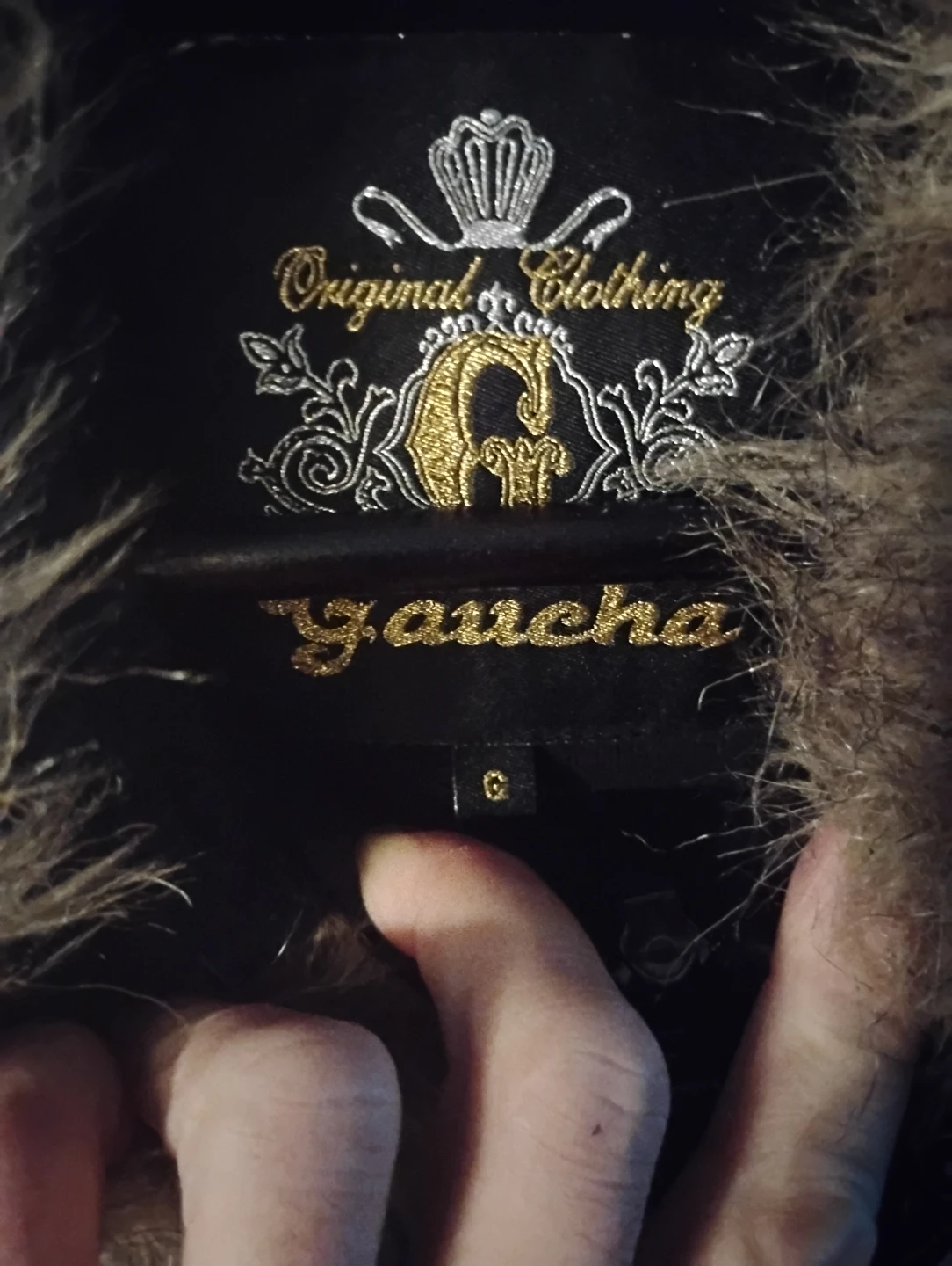 Gaucha Collection Black Faux Fur Hooded Vest - photo 3