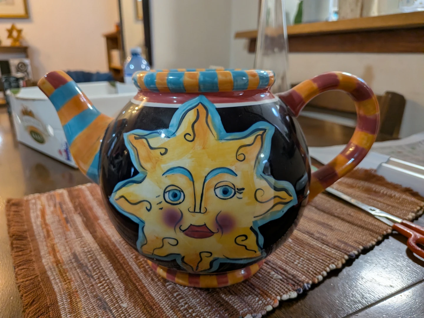 Hand-Painted Ceramic Teapot - photo 3