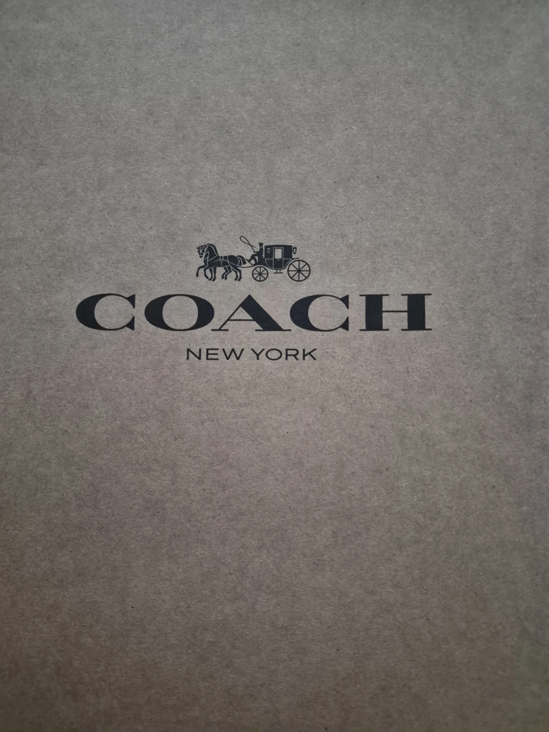 Coach Signature Grey Wool-Cashmere Scarf