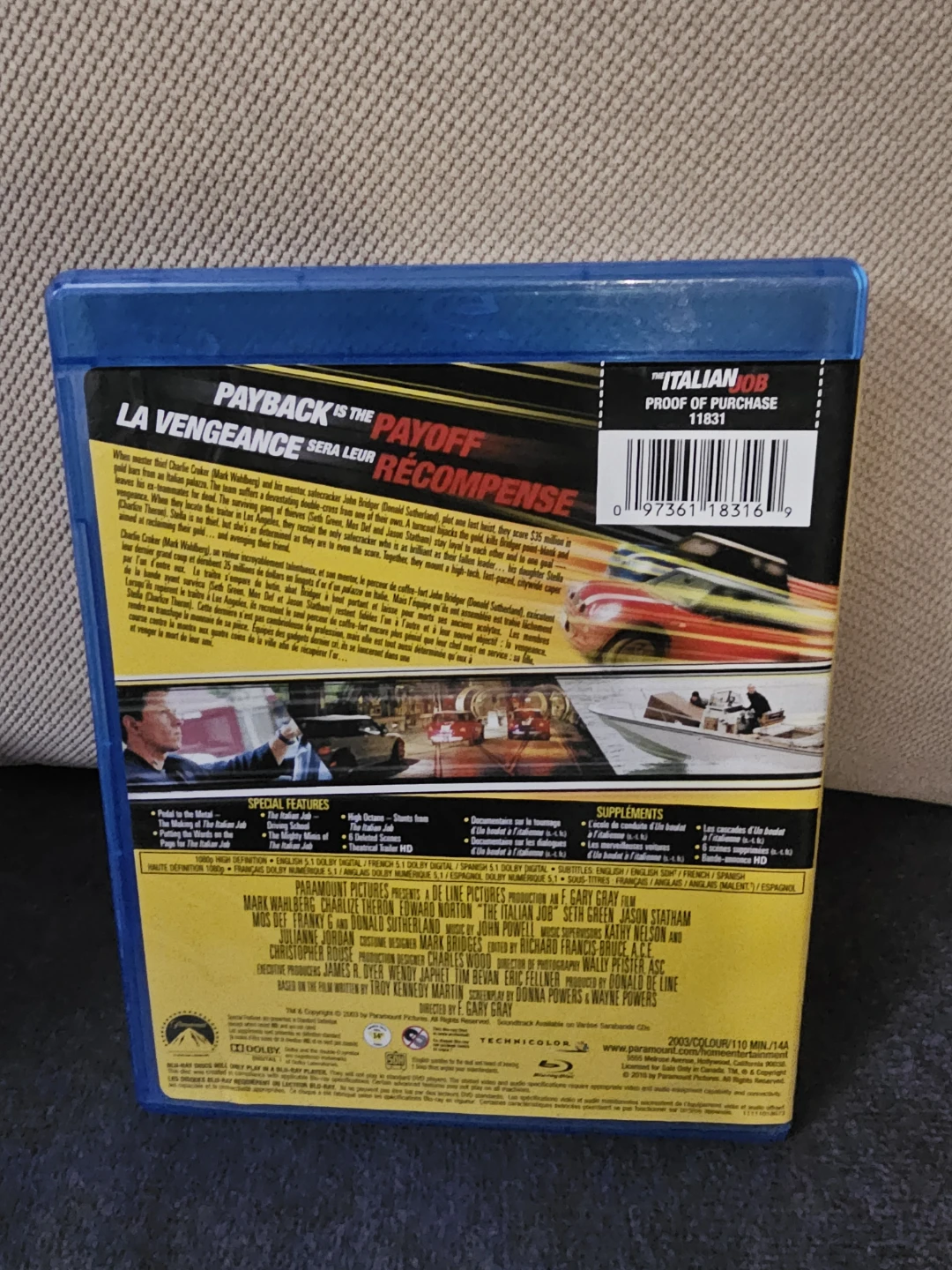 The Italian Job Blu-ray - photo 2