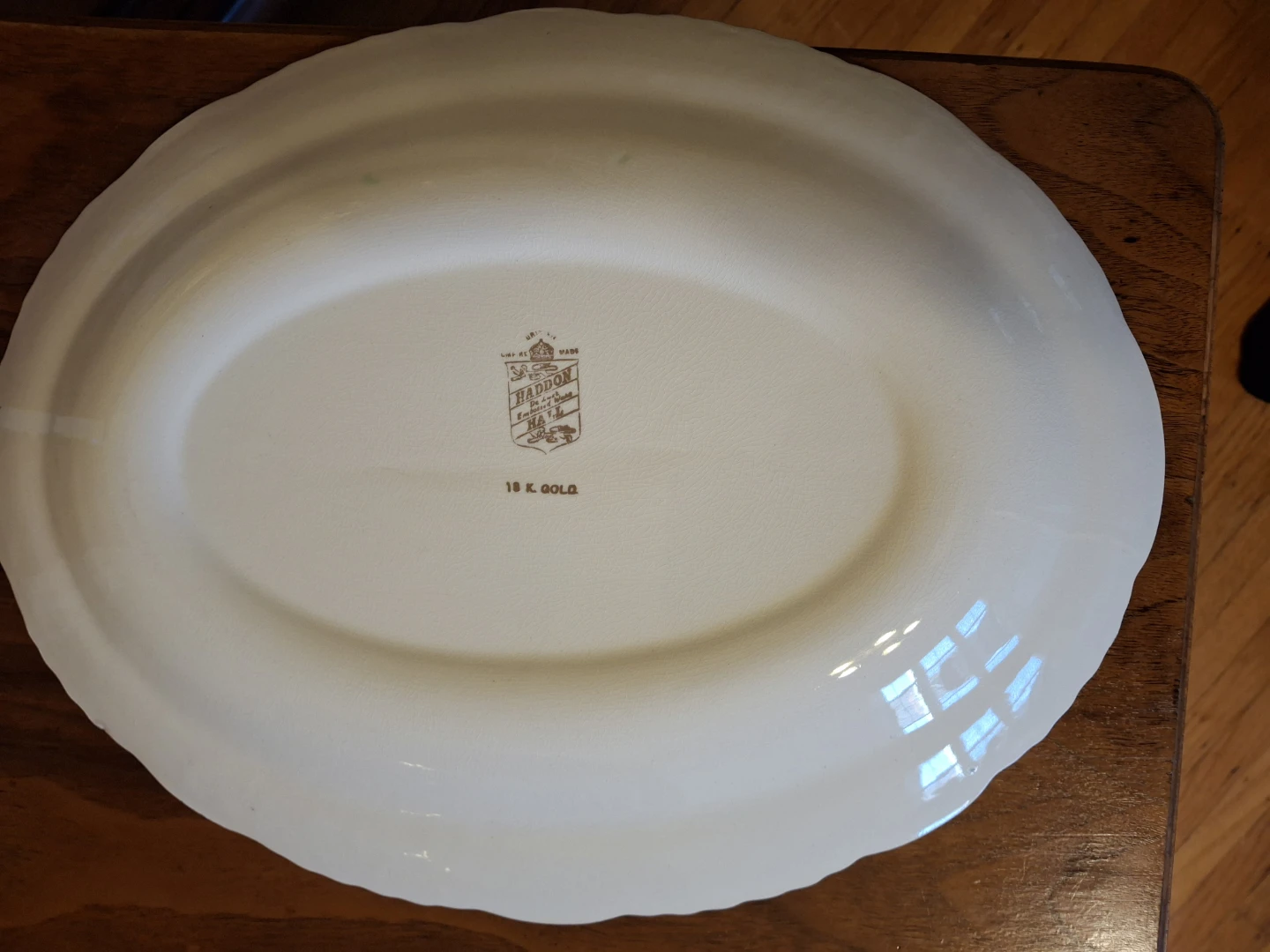 Haddon Porcelain Floral Serving Platter - photo 2
