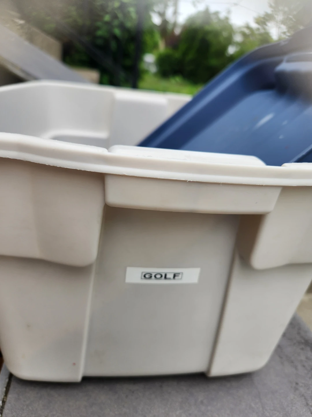Plastic Storage Bin with Lid