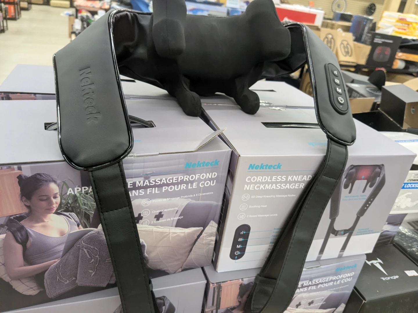 Nekteck Cordless Kneading Neck Massager