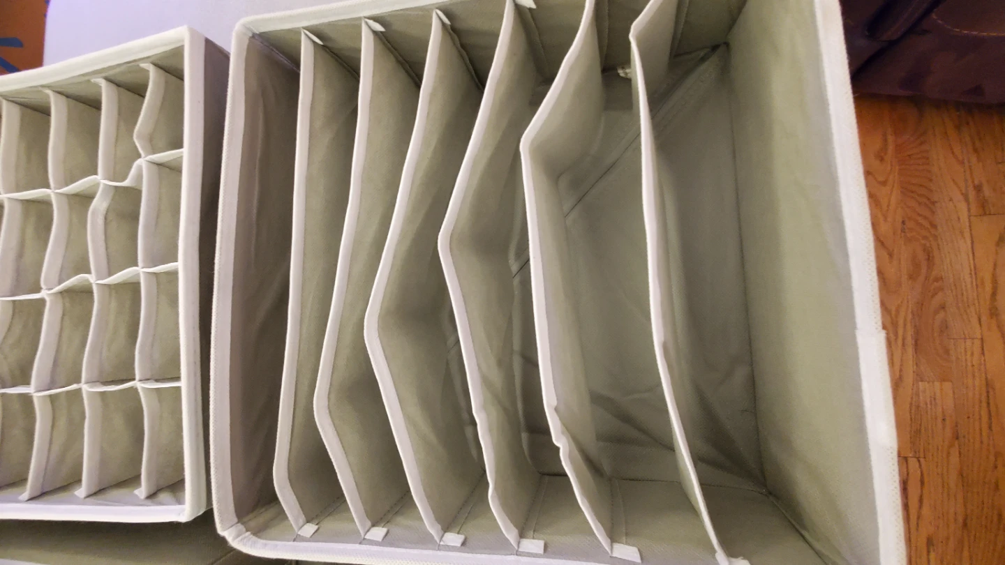 Set of 6 Fabric Drawer Organizers - photo 4