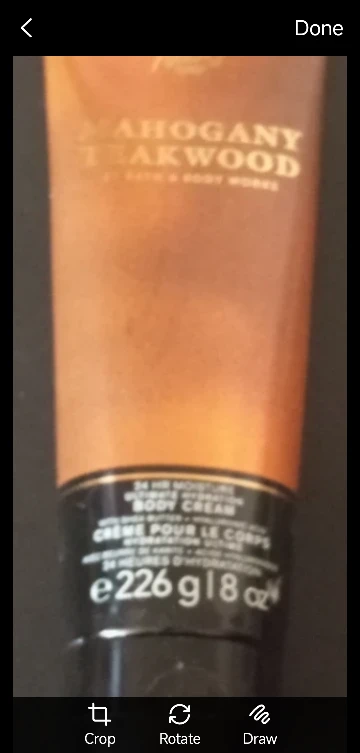 Mahogany Teakwood Body Cream