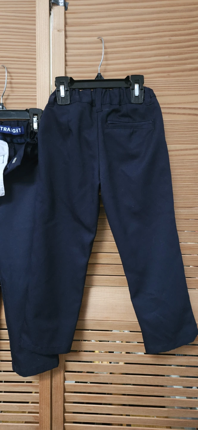 French Toast Navy Blue Straight Pants Size 4 - photo 4