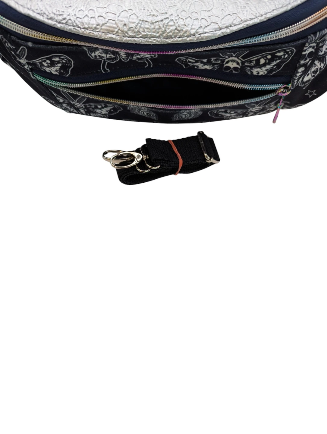 Moth Pattern Fanny Pack Crossbody Bag - photo 5
