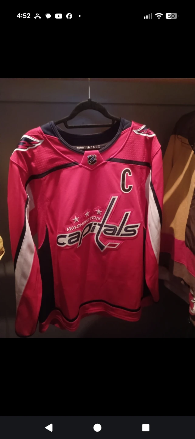 Adidas Alexander Ovechkin Jersey gently used like new