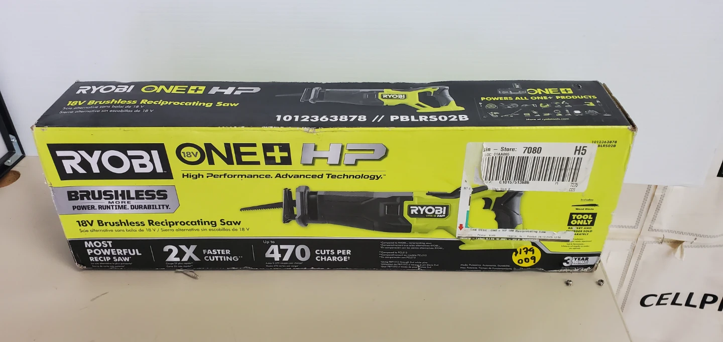 RYOBI 18V ONE+ HP Brushless Cordless Reciprocating Saw - photo 2