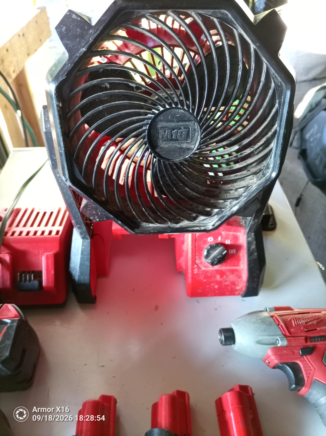 Milwaukee M18 Tool Set with Fan and Charger - photo 4