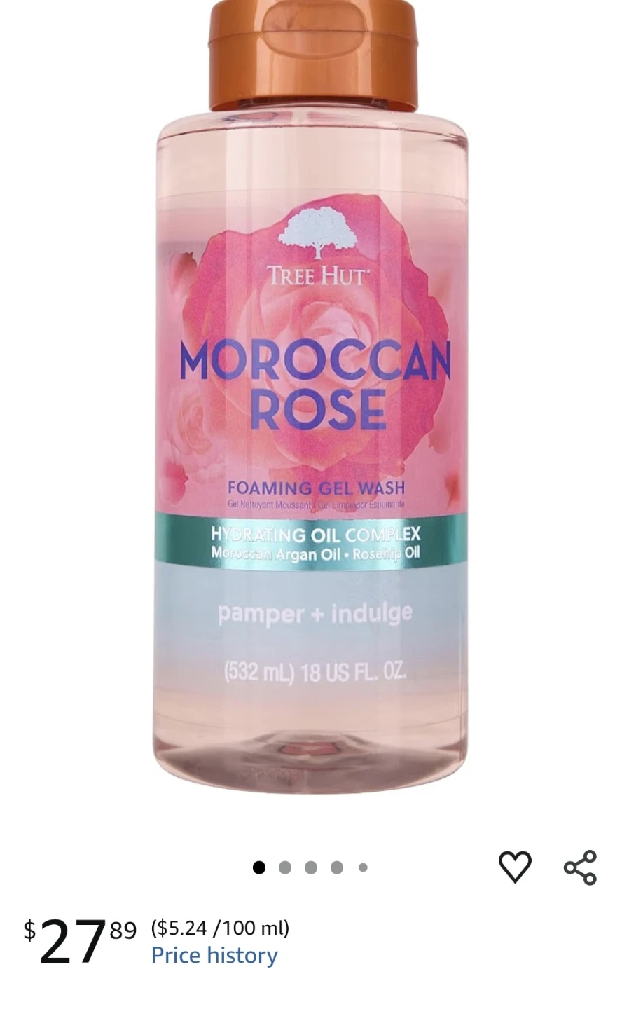 Tree Hut Moroccan Rose Foaming Gel Wash and Shave Oil - photo 3