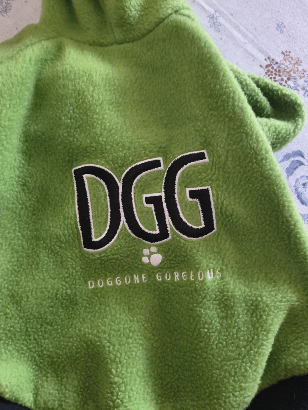 DGG Doggone Gorgeous Green Dog Hoodie - photo 3