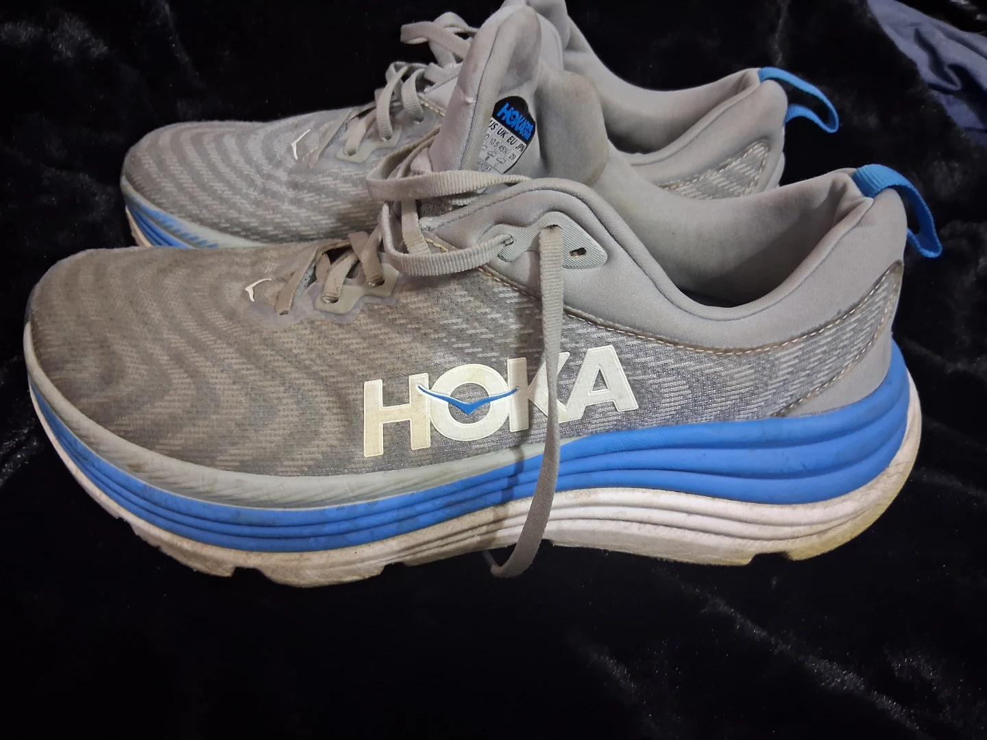 Hoka Gaviota 5 Running Shoes Gray Blue
