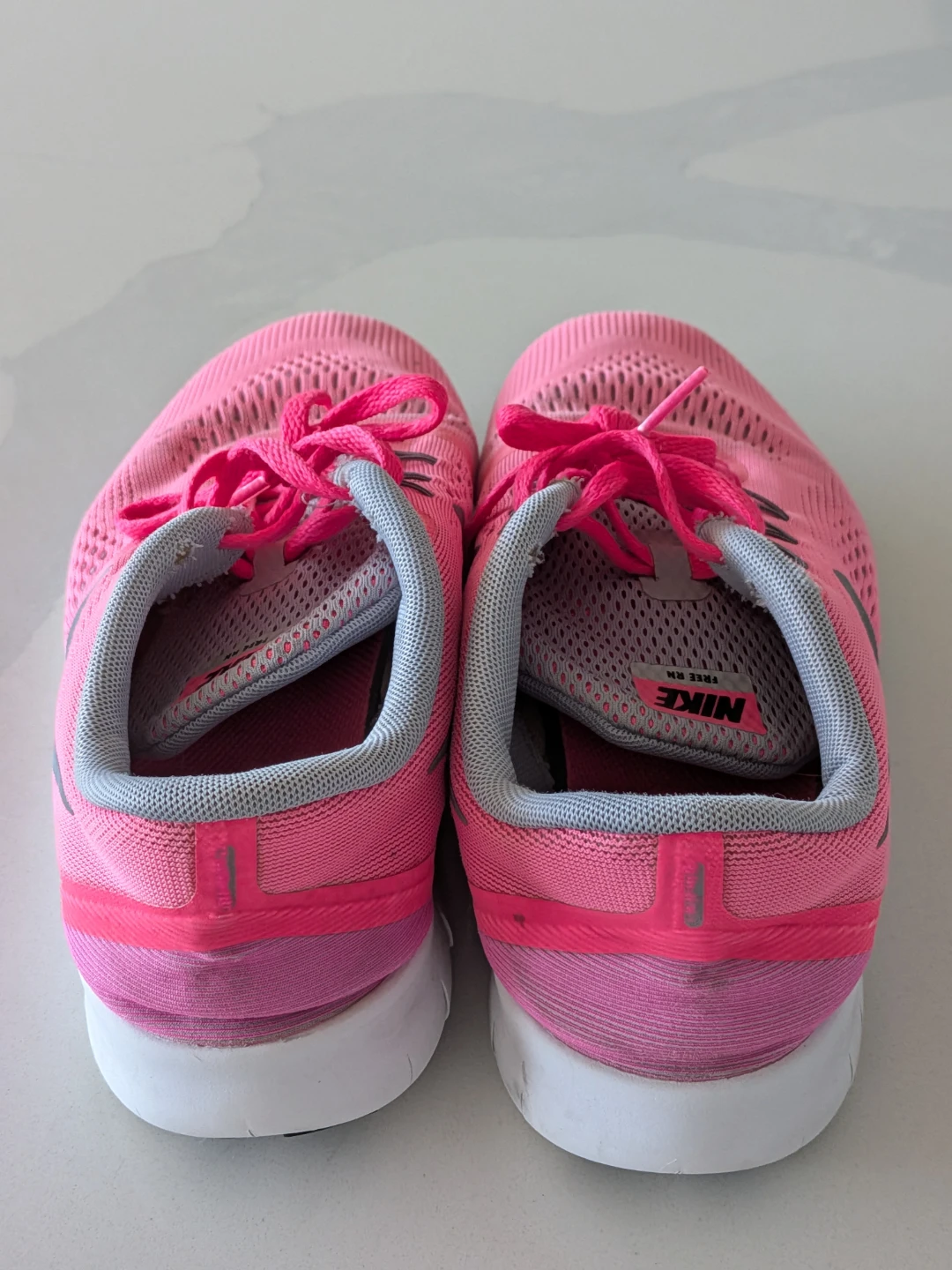 Nike Free RN Pink Running Shoes - photo 3