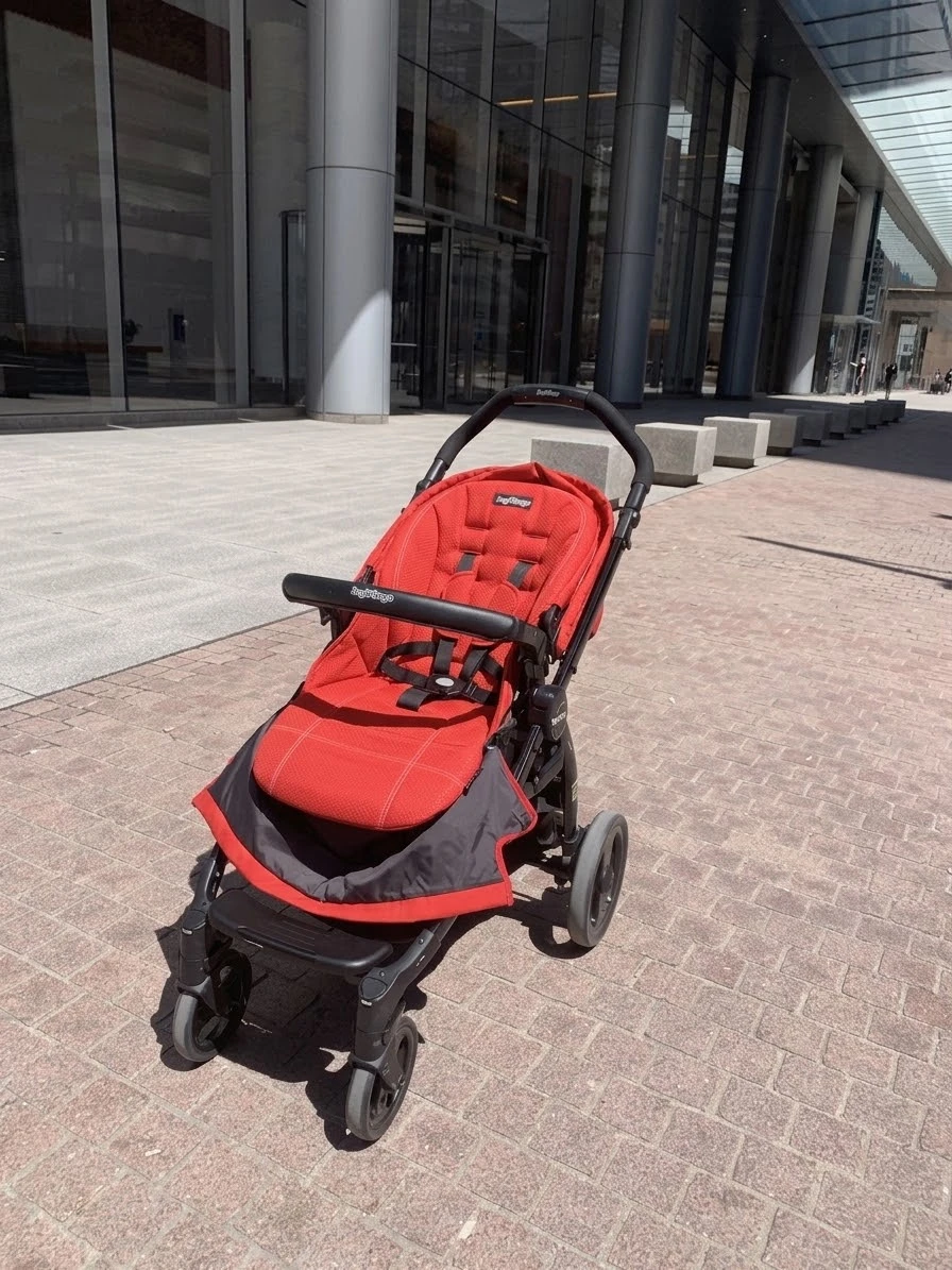 Peg Perego Stroller Red