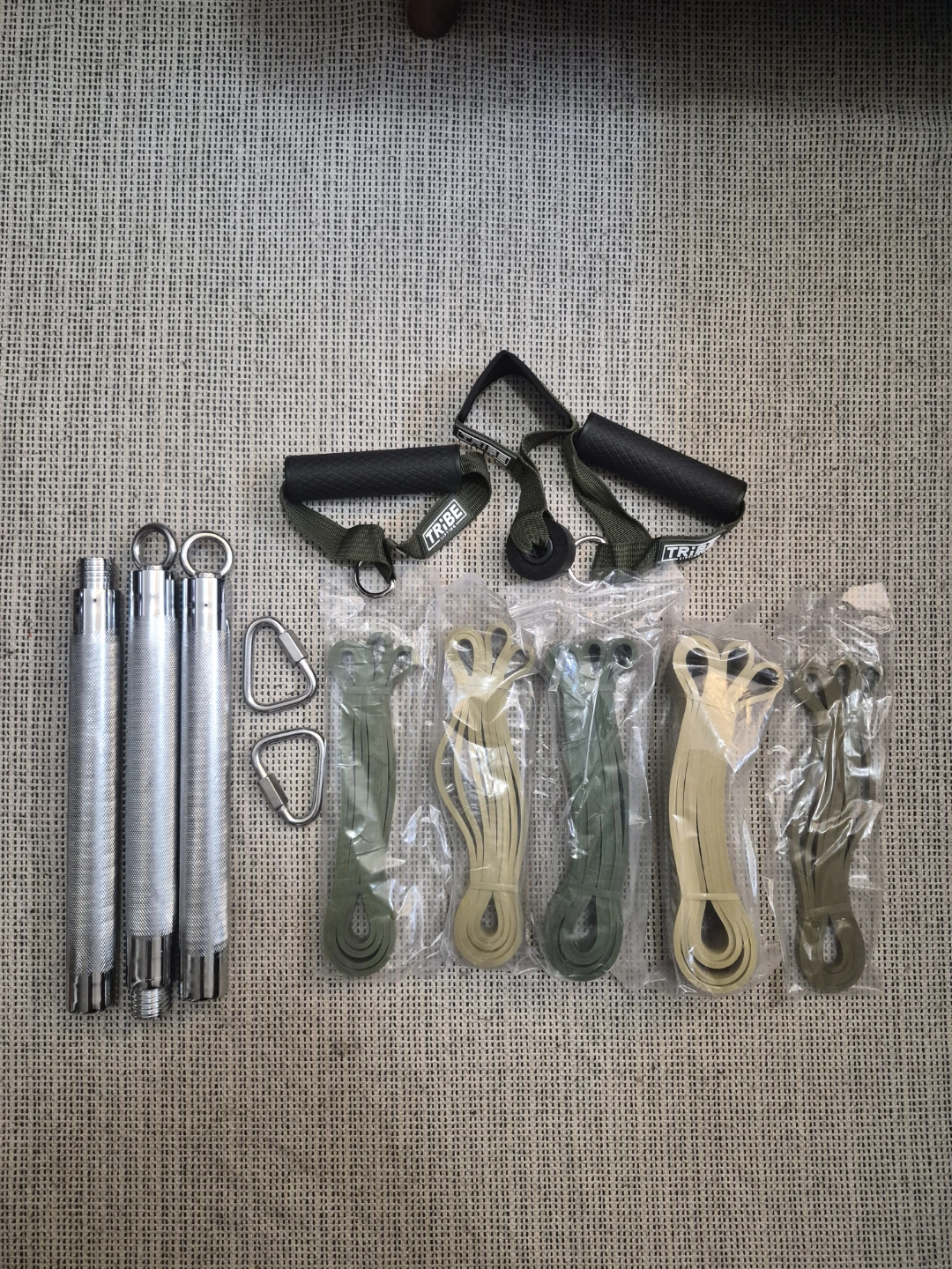 Tribe Lifting Resistance Band Set with Bar V2